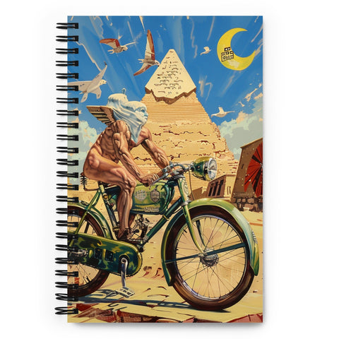 Bike Day Egypt 140 Page Notebook - Blotter Store