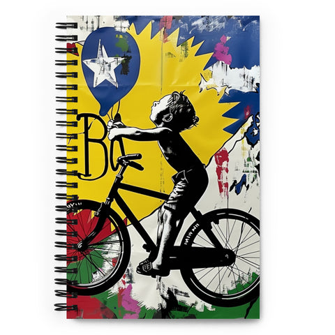 Banksy Bicycle 140 Page Notebook