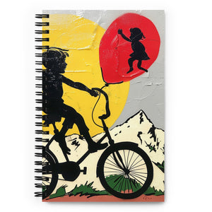 Banksy Bike 140 Page Notebook