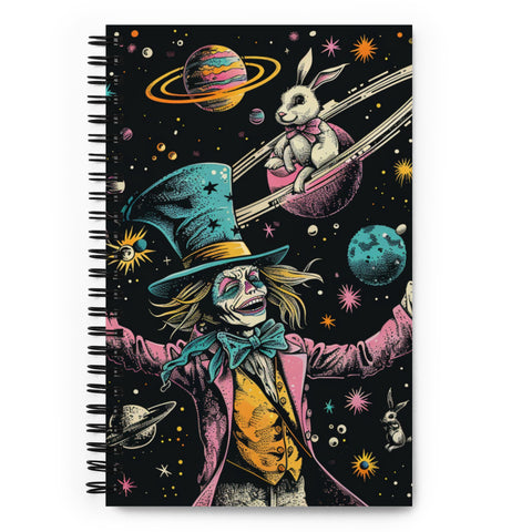 Mad Hatter Space 140 Page Notebook