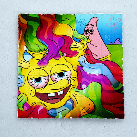 Sponge Bong Mini Blotter Art - Blotter Store