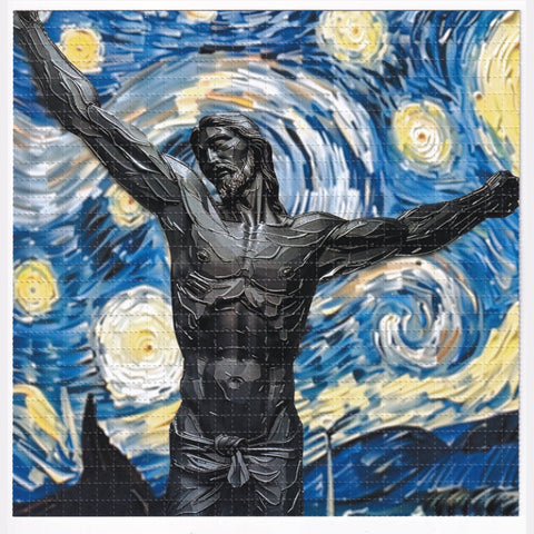 Starry Jesus Blotter Art - Blotter Store