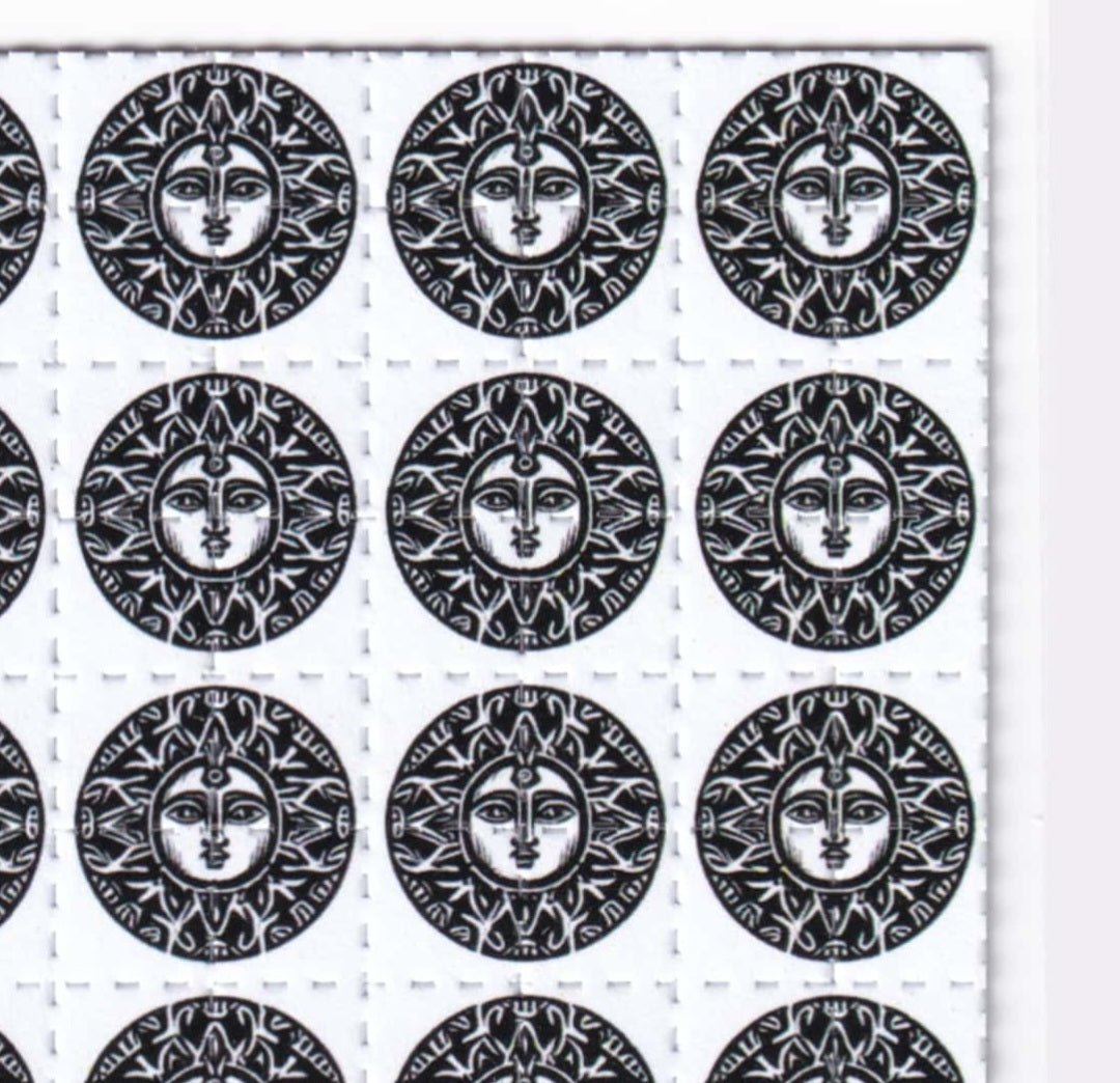 Sun Face Blotter Art - Blotter Store