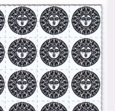 Sun Face Blotter Art - Blotter Store