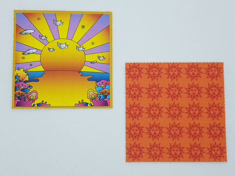 Sunshine Set of 2 Mini Blotter Art - Blotter Store