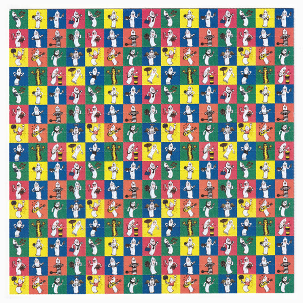 Dancing Condoms Blotter Art