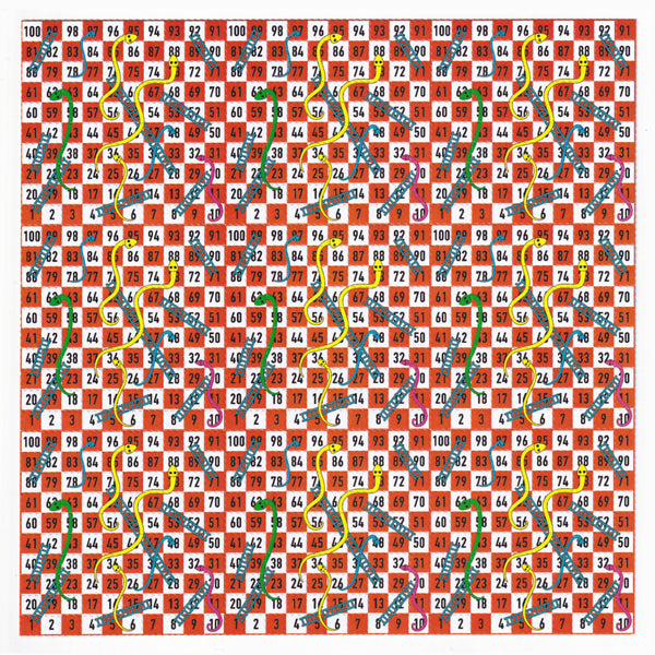 Snakes & Ladders Blotter Art