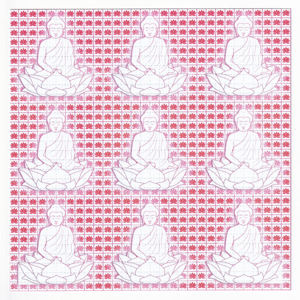 Pink Lotus Blotter Art