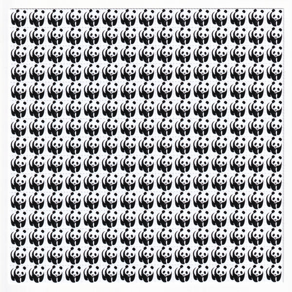 Panda Blotter Art