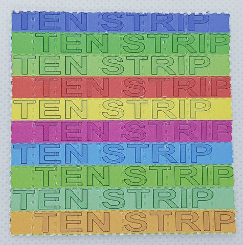 Ten Strip LSD Mini Blotter Art - Blotter Store