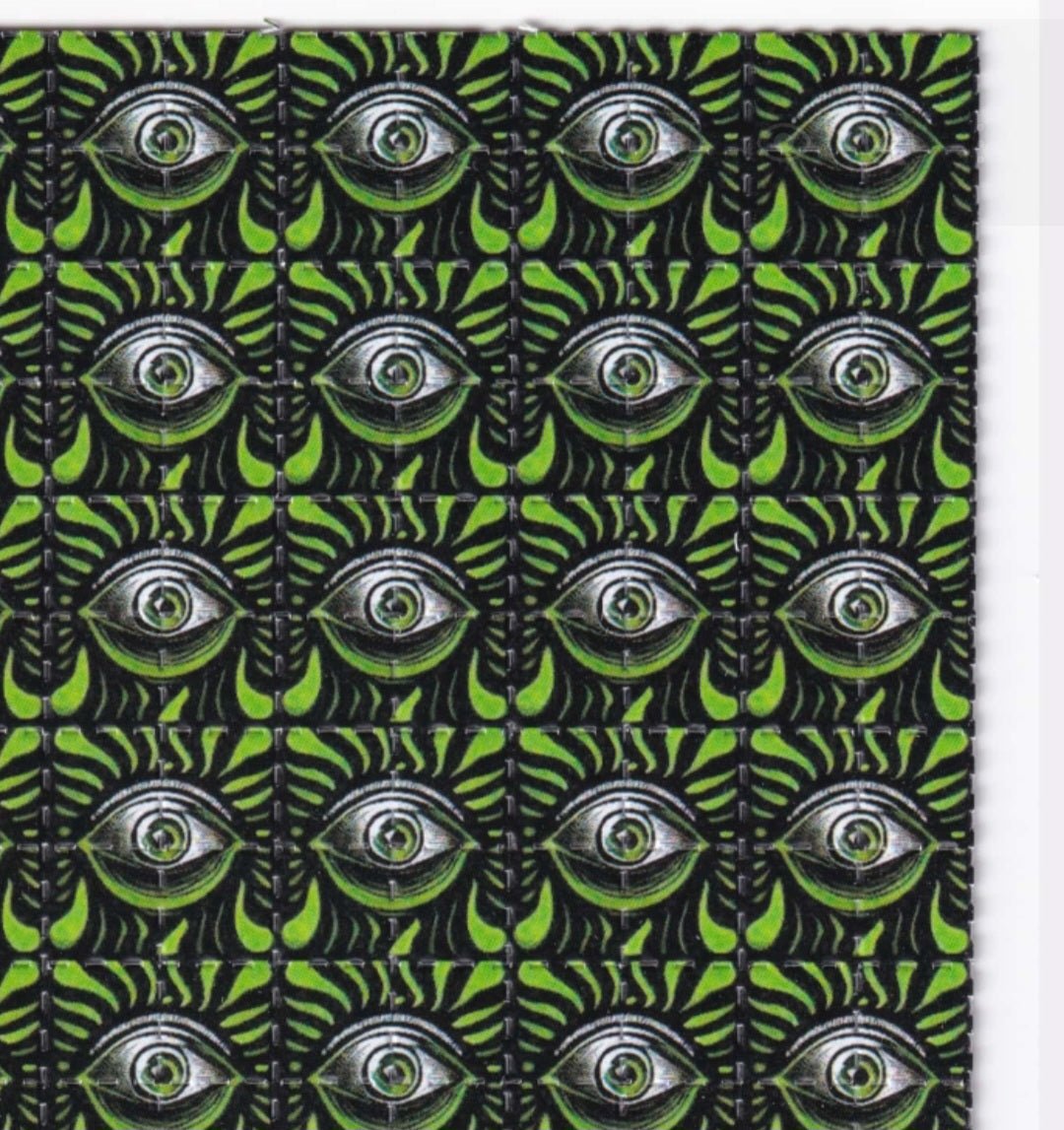 The Green Eye Blotter Art - Blotter Store