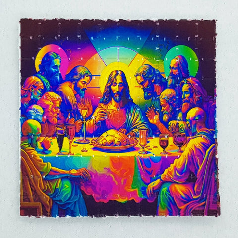 The Last Supper Mini Blotter Art - Blotter Store