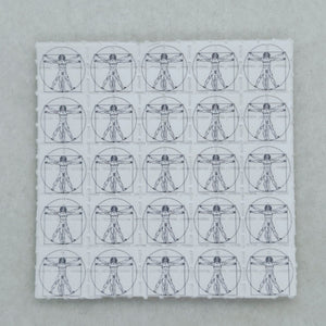 The Vitruvian Man Mini Blotter Art - Blotter Store