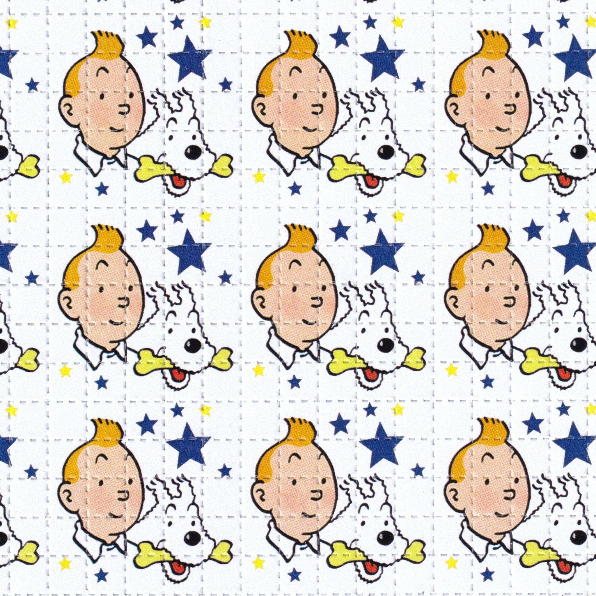Tintin And Snowy Blotter Art - Blotter Store