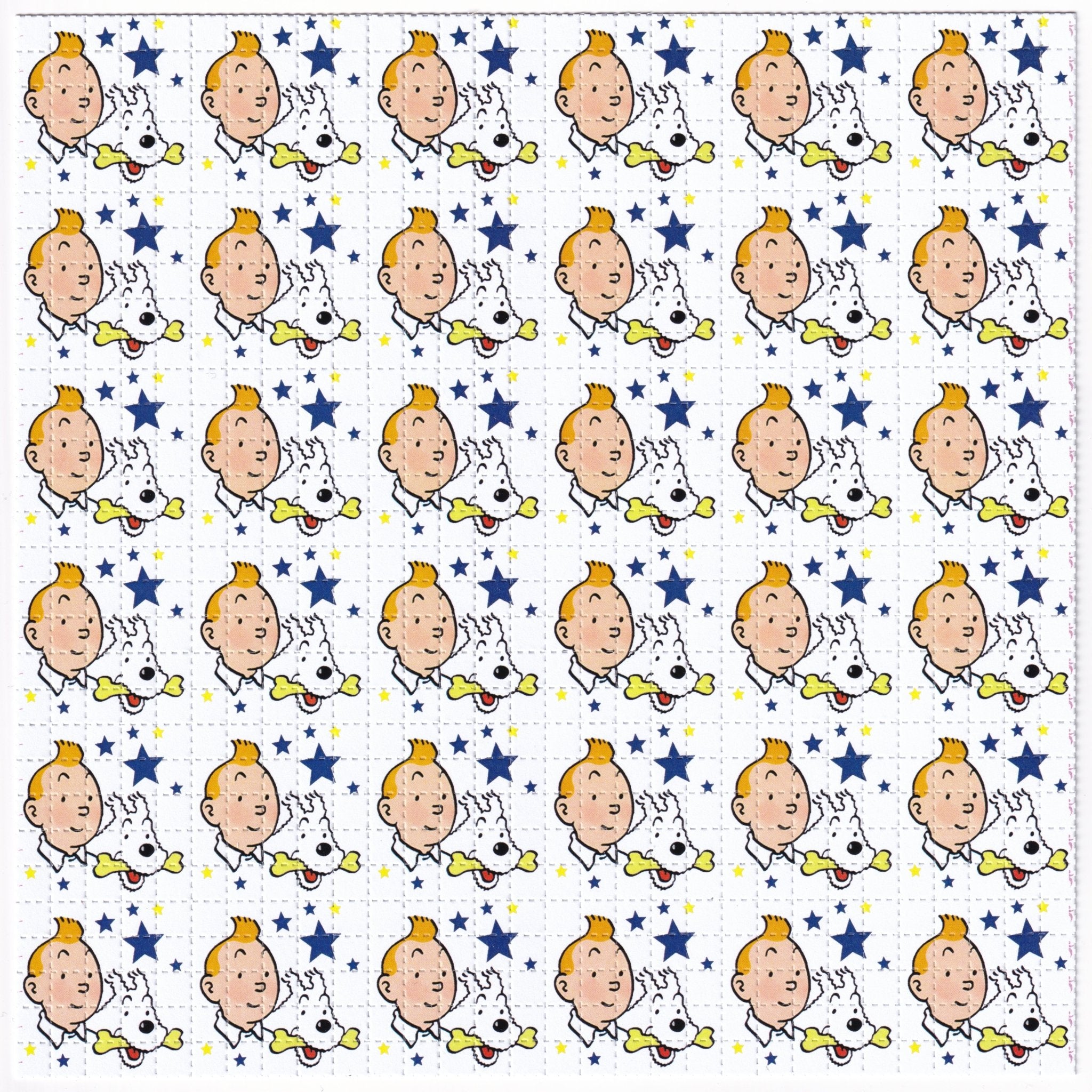 Tintin And Snowy Blotter Art - Blotter Store