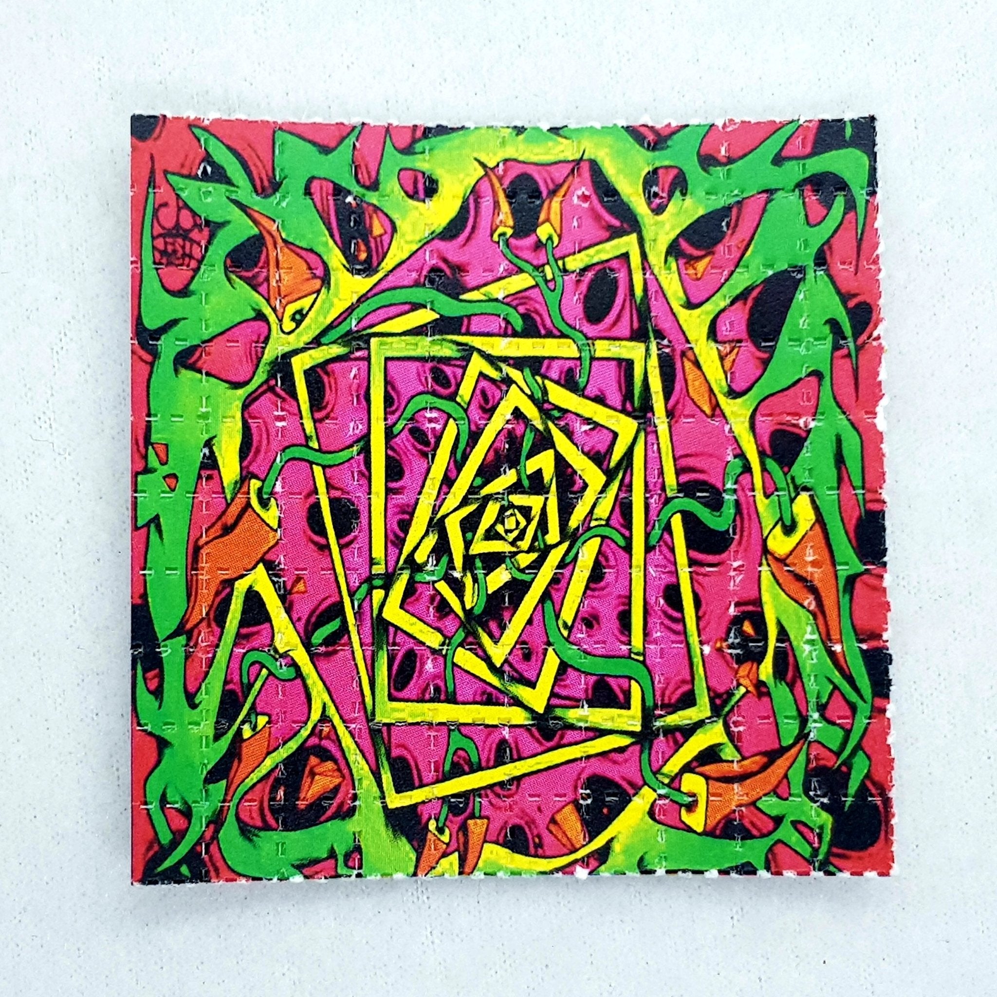 Trippy Spiral Mini Blotter Art - Blotter Store