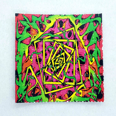 Trippy Spiral Mini Blotter Art - Blotter Store