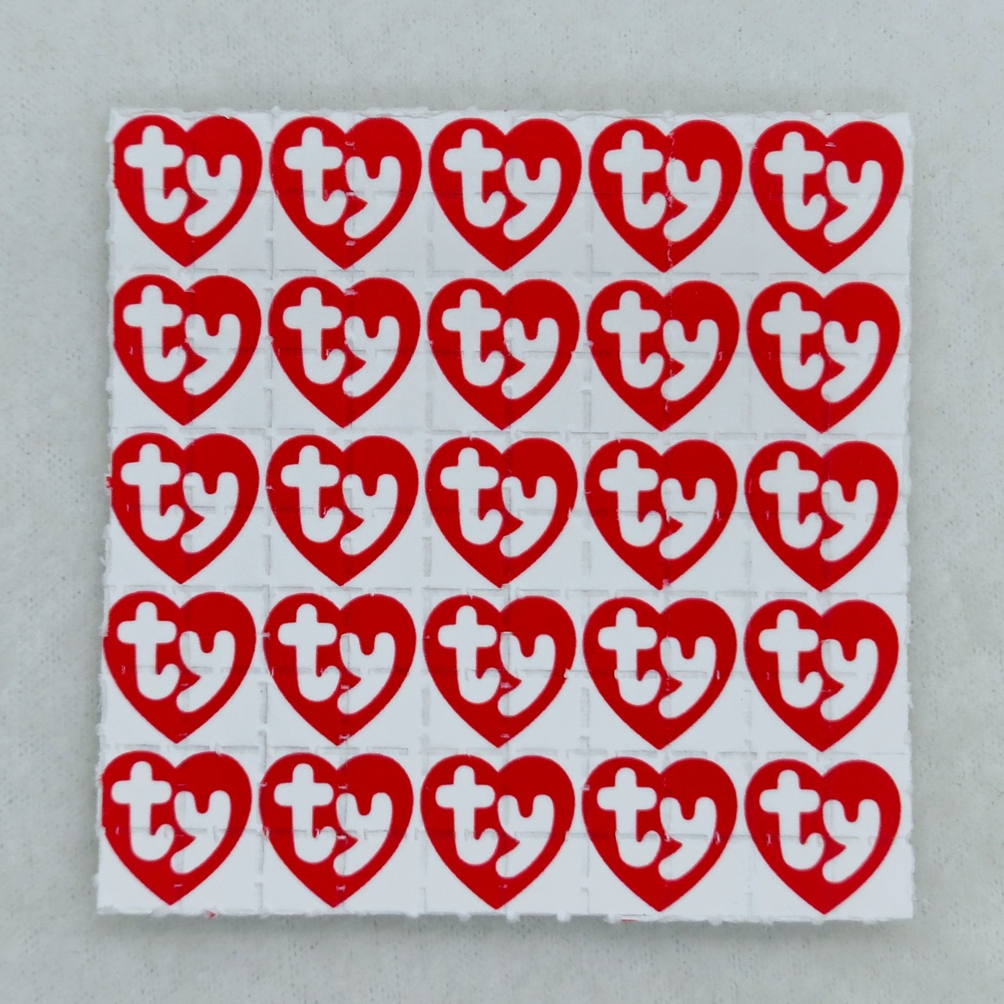 TY Heart Mini Blotter Art - Blotter Store
