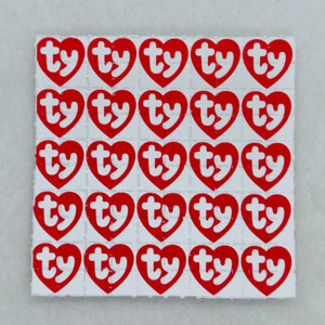 TY Heart Mini Blotter Art - Blotter Store