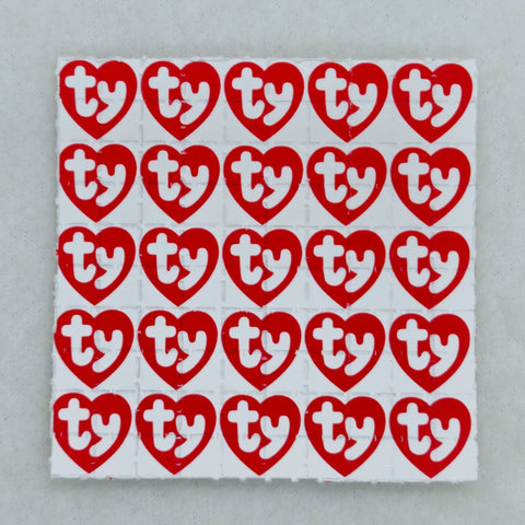 TY Heart Mini Blotter Art - Blotter Store