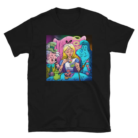 Alice in Wonderland Psychedelic Unisex T-Shirt - Blotter Store