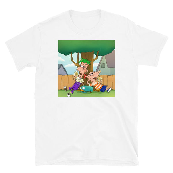 Phineas & Ferb on Acid Psychedelic Unisex T-Shirt - Blotter Store