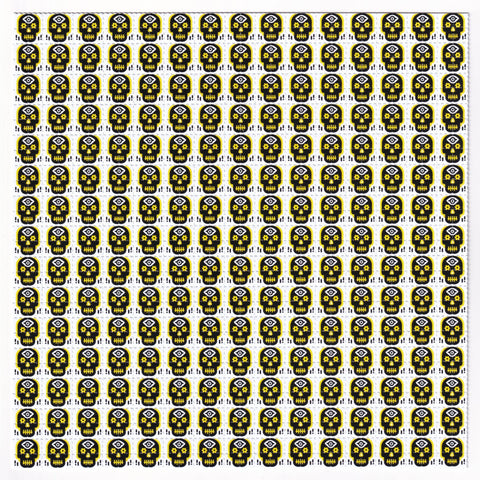 Yellow Skull Blotter Art - Blotter Store