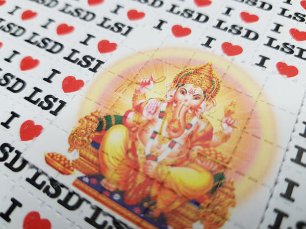 Ganesha Blotter Art Acid Tabs Full Sheet