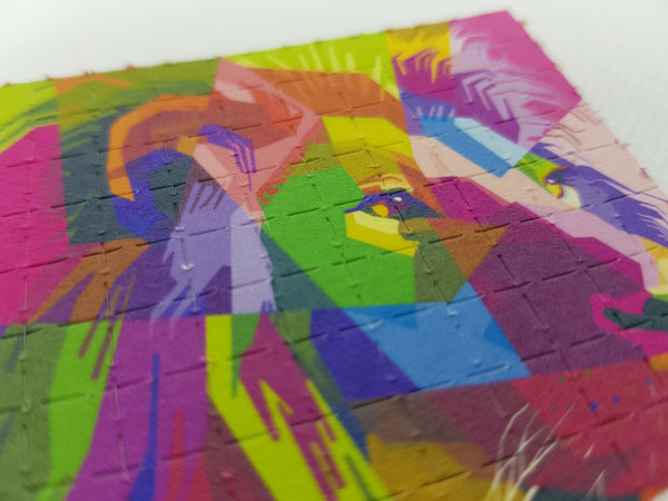 Colored Lion Acid Blotter Sheet