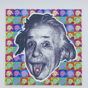 Albert Einstein LSD Blotter Art