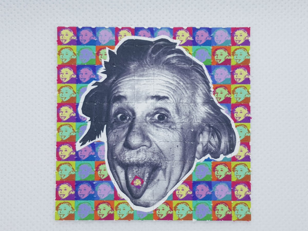 Albert Einstein Blotter Art