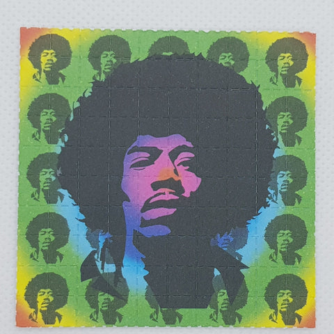 Jimi Hendrix Blotter Art Acid Paper Art Sheet