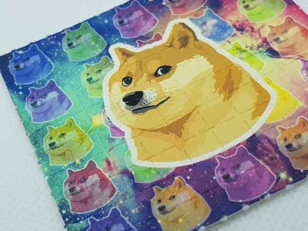Doge Dog LSD Blotter Art