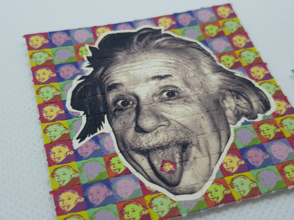 Albert Einstein Acid Full Sheet Blotter Art