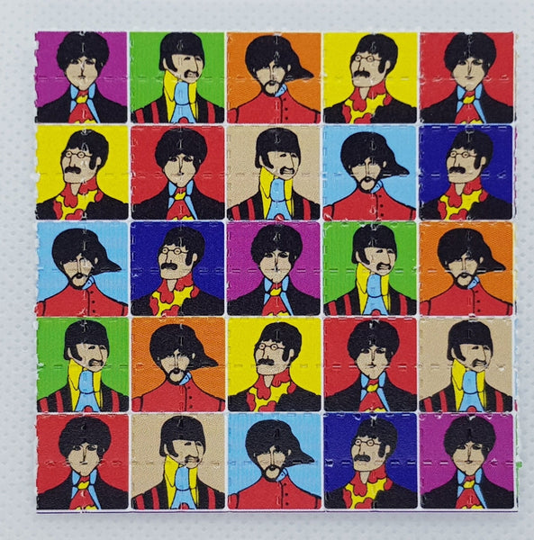 The Beatles LSD Blotter Art Psychedelic Art