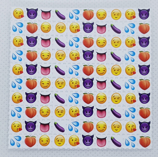 Emoji LSD Acid Blotter Art