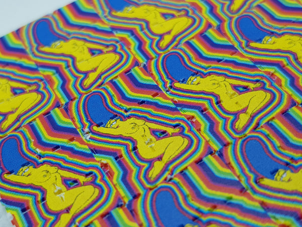 The Simpsons Blotter Art Psychedelic Artwork