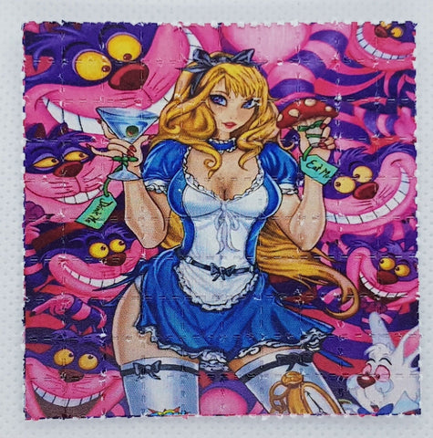 Alice in Wonderland Blotter Art Acid Sheet
