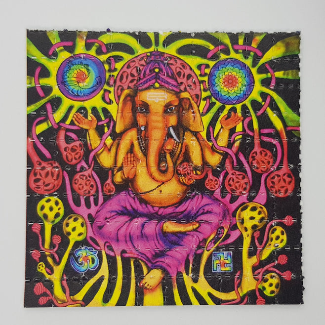 Psychedelic Ganesh Blotter Art 
