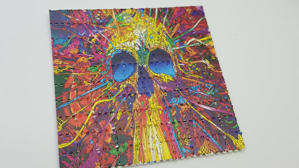Skull Blotter Art LSD Acid 