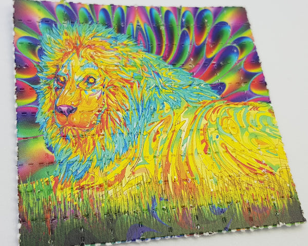 Lion Blotter Art LSD Acid Art