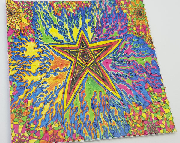 Star LSD Blotter Art