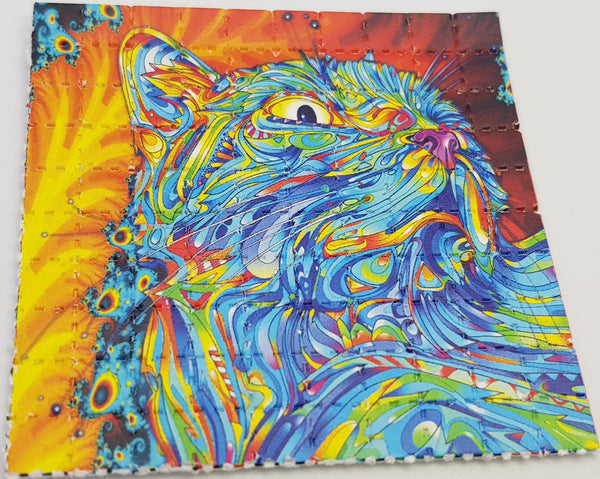 Psychedelic Cat Blotter Art