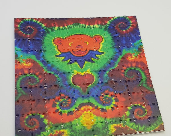 psychedelic bear trippy LSD blotter art