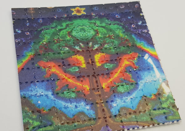 Psychedelic Tree LSD Blotter Art