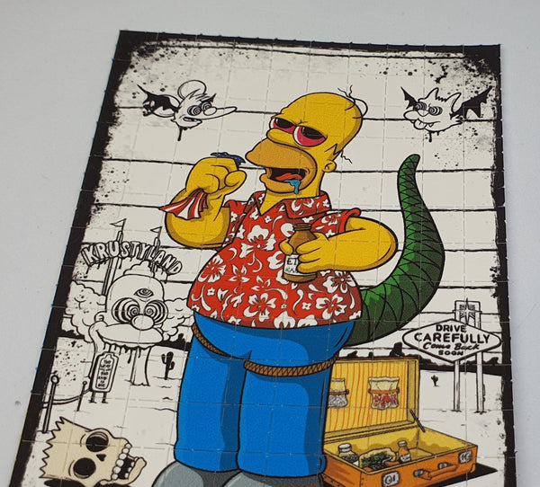 Hunter s Thompson Simpsons Blotter Art