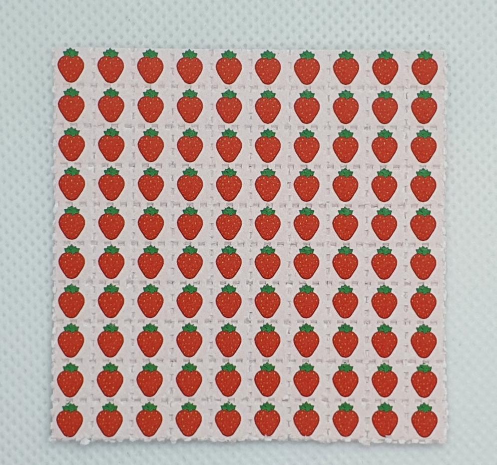 Strawberry Blotter Art