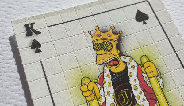 Simpsons Royal Flush Blotter Art Full Set #25/25