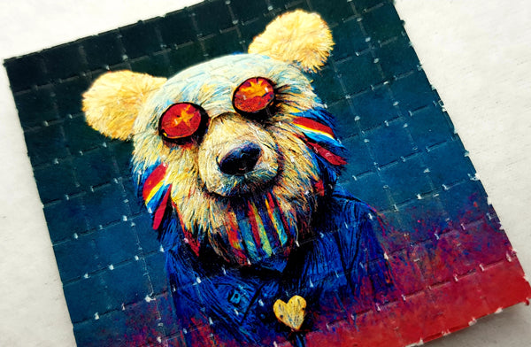 Grateful Dead Bear Blotter Art