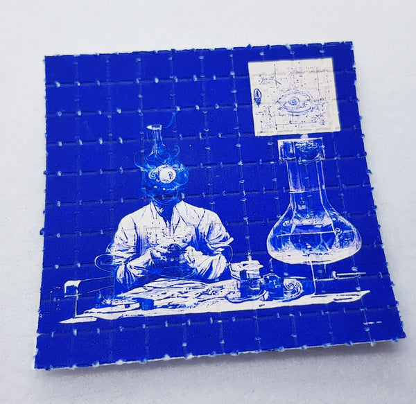 Chemists Blueprints Blotter Art